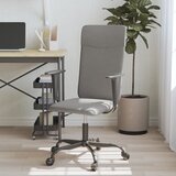 Maison Chic pisarniški stol - računalniški stol nastavljiv po višini temno sivo blago, (21784486) | Shoptok.si