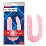  Dildo, Dupli, 17cm, Roze Cene