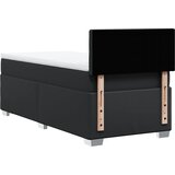 Krevet s oprugama i madracem crni 90x190 cm od umjetne kože | Eponuda.com