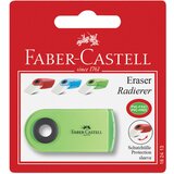 Gumica PLASTIČNA SLEEVE MINI FABER CASTELL 182413 BIJELO/PROZIRNO SORTIRANO BLISTER-EOL!! | shoptok.hr