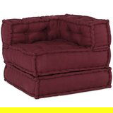 vidaXL Modularni Pouffe Maroon 70x70x54 Tkanina | Shoptok.si