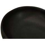 Nadgradni umivaonik crni ovalni 59x40x14 cm keramički | shoptok.hr