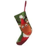 Atelier Del Sofa novogodišnja ukrasna čarapa Crp007, 35x18 cm, Šarena Cene