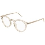 Saint Laurent Unisex Dioptrijske naočale SL 347/F Beige | shoptok.hr