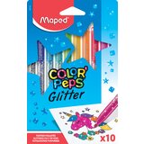 Maped bleščeča vlaknasta pisala COLOR, PEPS, kartonska škatla 10 kom, (21655597) Cene