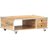  Stolić za kavu 89 x 59 x 33 cm od masivnog grubog drva manga | shoptok.hr