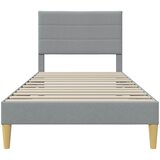  Krevetna konstrukcija Svjetlosiva 80 x 200 cm Tkanina | shoptok.hr