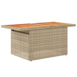  5-dijelni vrtni set sofa s jastucima bež od poliratana | shoptok.hr