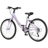 Venssini bicikl junior 24 parma alu 24" alu 14" v-brake 6 brzina 132-155cm (xs) ljubičasti 1242061 | Eponuda.com