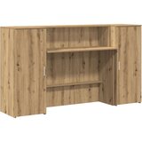  Sprejemna miza artisan hrast 180x50x103,5 cm inženirski les | Shoptok.si