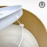  stropna svetiljka sirja double 2xE14/15W/230V prečnik 35 cm braon/zlatna | Eponuda.com