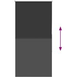 Rolo zavjesa Blackout Black 85x130 cm Širina tkanine 80,7 cm | shoptok.hr