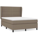 Maison Chic Box spring postelja - Vzmetna postelja z vzmetnico taupe 140x200 cm blago SL21077, (21879217) | Shoptok.si
