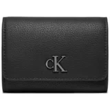 Calvin Klein Jeans Velika ženska denarnica Minimal Monogram Med K60K612376 Črna
