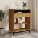 The Living Store Barska miza FLAM 92x45x110 cm trdna borovina - Barska Miza, (21836771) | Shoptok.si