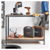 Vonhaus Delovna miza z regalom Hammerite | Shoptok.si