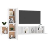  5-dijelni set TV ormarića bijeli od konstruiranog drva Bijela | shoptok.hr
