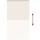 vidaXL rolo zatemnjena umazano bele 140x230 cm širina tkanine 136,6 cm | Shoptok.si