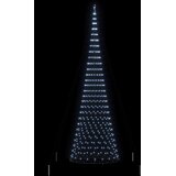  LED božićno drvce s stalakom Hladna bijela 500 cm Metal | shoptok.hr