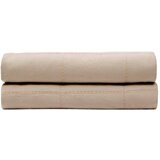 Kave Home Svetlo rjavo bombažno prešito pregrinjalo 240x260 cm Isor – | Shoptok.si