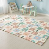 Iplay Pjenasta podloga za igru ​​za djecu 200x180 cm, edukativna, dvostrana, sklopiva + torba Slike