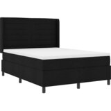  s opruga kutije s jastukom Crna 190 x 140 cm tkanina | shoptok.hr