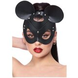Fever Leather Look Mouse Mask Black Cene
