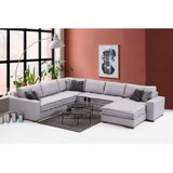  Kutna garnitura Lena 94x85x296cm Svijetlo siva | Eponuda.ba