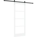 vidaXL Drsna vrata s strojno opremo 'ORKDAL'Bela 83x211 cm, Notranja vrata s steklom 'ORKDAL'Bela 83x211x4 cm | Shoptok.si
