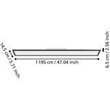 Eglo 901488 - LED plafonski panel MORADILLO LED/28W/230V 120x15 cm crna | Eponuda.com