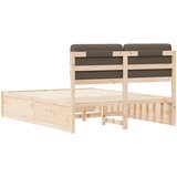  Krevetni okvir s tapiciranim uzglavljem Sivo-smeđa 140 x 190 cm | shoptok.hr