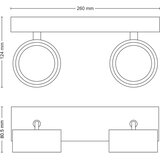 Philips LED spot svetiljka BRACIA 2xLED/5,5W/230V bela | Eponuda.com