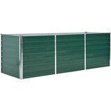  Vrtna sadilica od pocinčanog čelika 240 x 80 x 77 cm zelena | Eponuda.ba