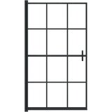 Pregrada za tuš ESG 80 x 140 cm crna | shoptok.hr