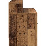 vidaXL Noćni ormarić s ladicom staro drvo 51x31x47 cm | shoptok.hr