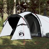 vidaXL Šotor za kampiranje za 3 osebe bel 370x185x116 cm 190T taft Cene