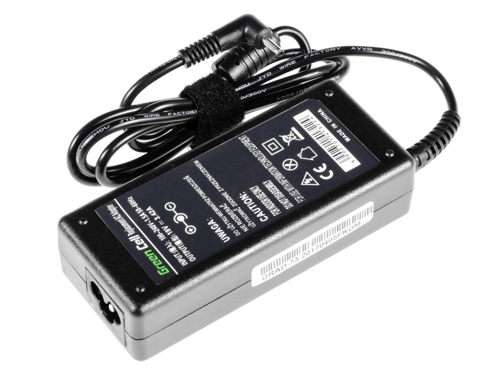 Polnilec za prenosnike Acer / Samsung, 65W / 19V / 3,42A / 3,0mm x 1,1mm