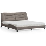  Postelja z vzmetnico taupe 180x200 cm blago, (21215893) | Shoptok.si