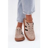 EVENTO Suede Women's Sneakers On Platform Beige Elivienne | shoptok.hr