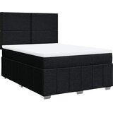  Krevet s oprugama i madracem crni 140x200 cm od tkanine | shoptok.hr