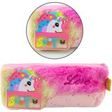  Plush Unicorn Pencil Case with Shiny Pink Unicorn Elements | shoptok.hr
