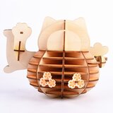  3d drvena slagalica - Srećna maca | ePonuda.com