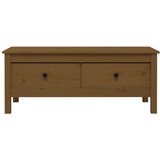  Stolić za kavu boja meda 100 x 50 x 40 cm od masivne borovine | shoptok.hr
