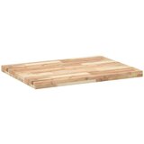 vidaXL Kopalniški pult neobdelan 80x60x4 cm trden akacijev les | Shoptok.si