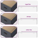 Kabinet za datoteke s ladicama Antracit 44 x 50 x 106.5 cm | shoptok.hr