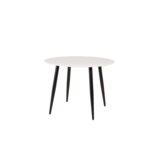 Venture Home Plaza okrugli blagovaonski stol ⌀100 cm, bijeli | shoptok.hr