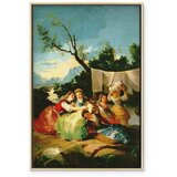  Slika - Francisco Goya – The Washerwomen 60x90 U prirodnom drvenom okviru | shoptok.hr