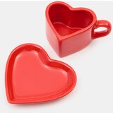 Sinsay Šalica i tanjurić u obliku srca | shoptok.hr