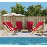 Ručnici za plažu 6 kom bordo 60 x 135 cm od tkanine 400 GSM