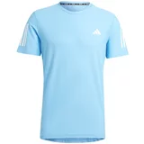 Adidas Funkcionalna majica 'Own the Run' svetlo modra / bela